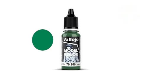 Lahvička akrylové barvy Vallejo Model Color 70969 parková zelená matná 18 ml