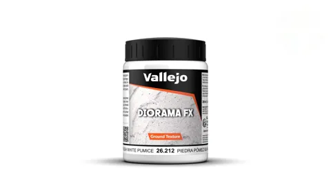 Kelímek texturové pasty Vallejo Diorama FX 26212 White Pumice 200 ml