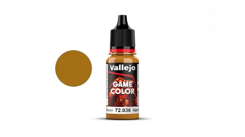 Lahvička akrylové barvy Vallejo Game Color 72036 bronzová hnědá 18 ml