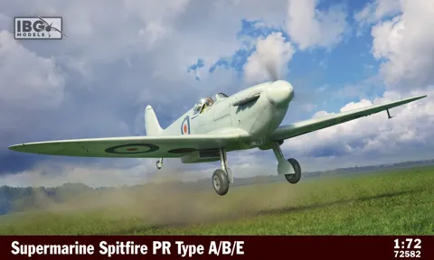Stavebnice IBG Models 72582 Supermarine Spitfire PR Type A/B/E v měřítku 1/72