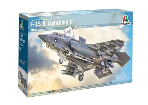 Krabice stavebnice Italeri 92810 F-35B Lightning v měřítku 1/48