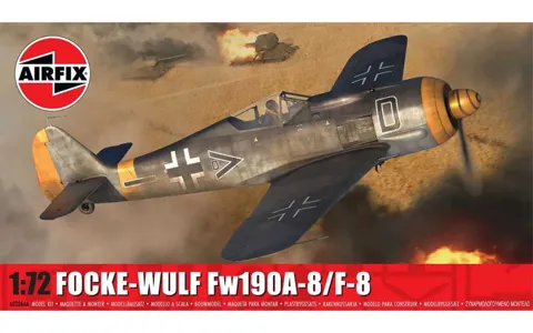 Krabice stavebnice Airfix A02066A Focke-Wulf Fw 190A-8/F-8 v měřítku 1/72