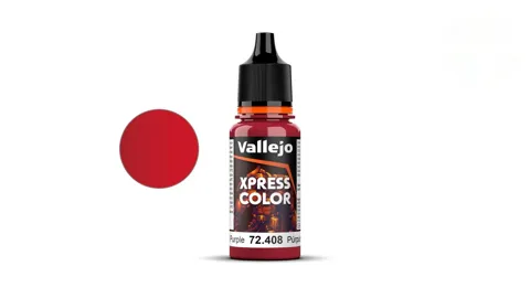 Lahvička barvy Vallejo Game Color Xpress Color 72408 kardinálská purpurová 18 ml