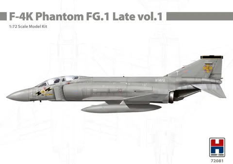 Krabice stavebnice Hobby 2000 72081 F-4K Phantom FG.1 Late vol.1 v měřítku 1/72