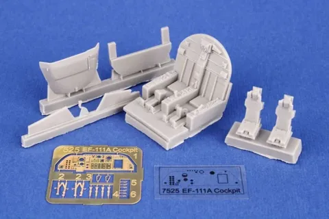 Resinová sada CMK 7525 kokpit F-111E 1/72 pro stavebnici Italeri