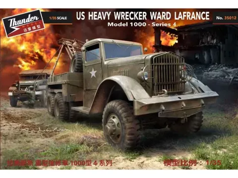 Krabice stavebnice Thunder Model TM35012 Ward LaFrance M1000 Series 4 v měřítku 1/35
