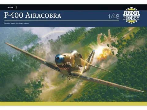 Krabice stavebnice Arma Hobby 40014 P-400 Airacobra v měřítku 1/48