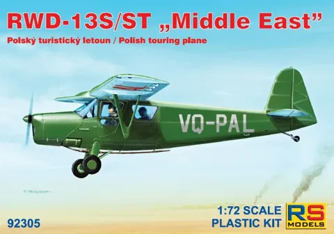 Krabice stavebnice RS Models 92305 RWD-13 Middle East v měřítku 1/72