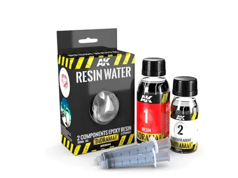 Balení AK Interactive AK8044 Resin Water, dvousložková epoxidová pryskyřice 180 ml