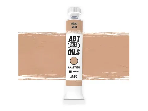 Tuba olejové barvy AK Interactive AKABT125 Oil Paints světlé bláto 20 ml