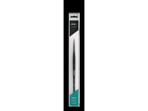 Kulatý syntetický štětec Vallejo Brush B02001 velikosti 1 pro detailní malování
