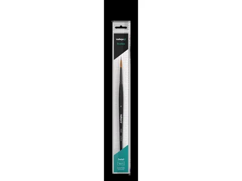 Kulatý syntetický štětec Vallejo Brush B02004 Detail velikosti 4 pro akrylové barvy