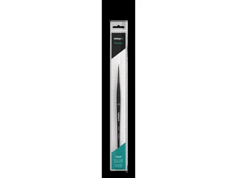 Syntetický kulatý štětec Vallejo Brush B02040 Detail velikosti 4/0