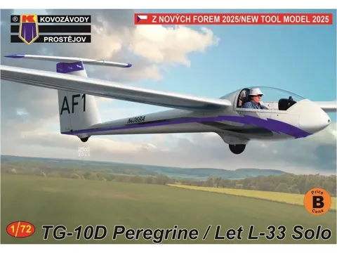 Krabice stavebnice Kovozávody Prostějov 1/72 TG-10D Peregrine / Let L-33 Solo