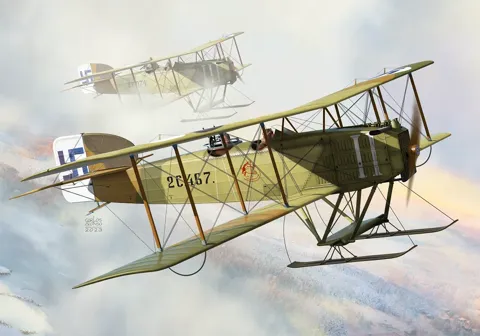 Stavebnice Fly Model 48040 Breguet 14 A2 ve finských službách v měřítku 1/48