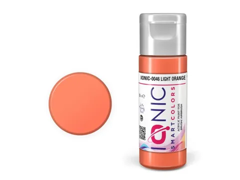 Lahvička akrylové barvy Vallejo IONIC 0046 světle oranžová Light Orange 20 ml