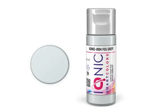 Lahvička akrylové barvy IONIC Smart Acrylic Color IONIC-0004 mlhová šedá Fog Grey 20 ml