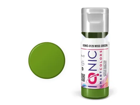 Lahvička akrylové barvy IONIC Smart Acrylic Color mechová zelená (Moss Green) 20 ml