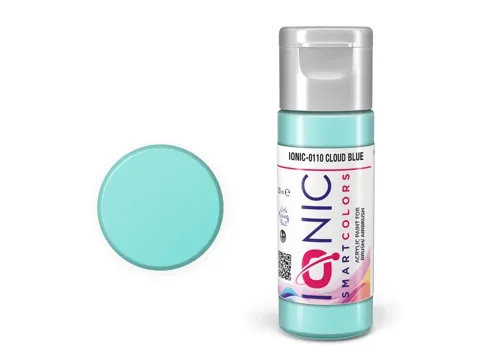Lahvička akrylové barvy Vallejo IONIC 0110 oblaková modrá (Cloud Blue) 20 ml