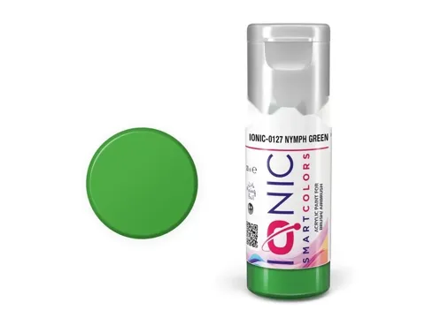 Lahvička akrylové barvy AMMO Mig IONIC 0127 nymfí zelená Nymph Green 20 ml