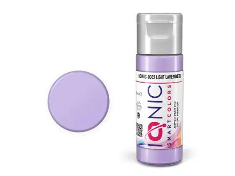 Lahvička akrylové barvy IONIC Smart Acrylic Color 0082 světle levandulová Light Lavender 20 ml
