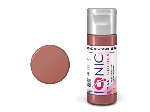 Lahvička akrylové barvy IONIC Smart Acrylic Color 0034 opálená kůže (Tanned Flesh), 20 ml
