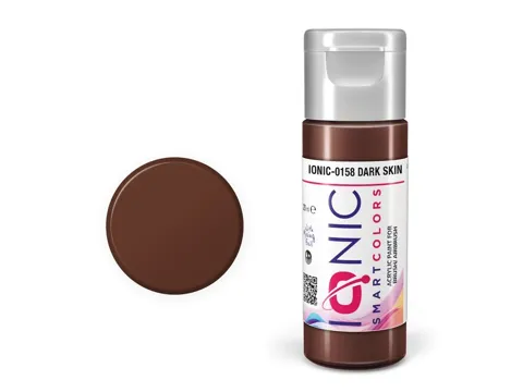 Lahvička akrylové barvy IONIC Smart Acrylic Color tmavá kůže (Dark Skin) 20 ml