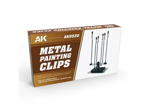 Kovové lakovací klipy AK Interactive AK9520 z řady AK Tools v balení