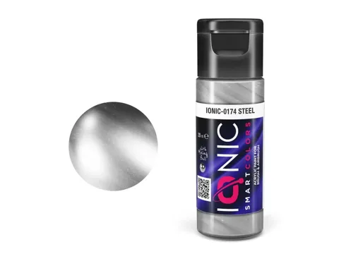 Lahvička akrylové barvy IONIC Smart Acrylic Color 0174 ocelová (Steel) 20 ml