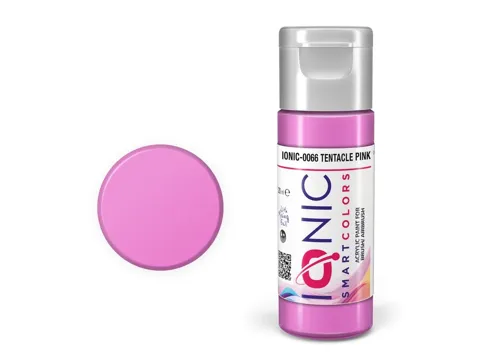 Lahvička akrylové barvy IONIC Smart Acrylic Color Tentacle Pink růžová chapadlová 20 ml