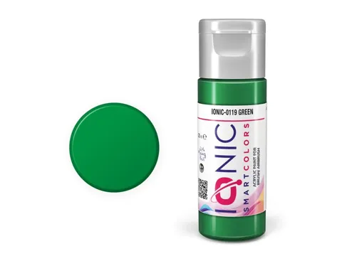Lahvička akrylové barvy Vallejo IONIC 0119 zelená (IONIC Green) 20 ml