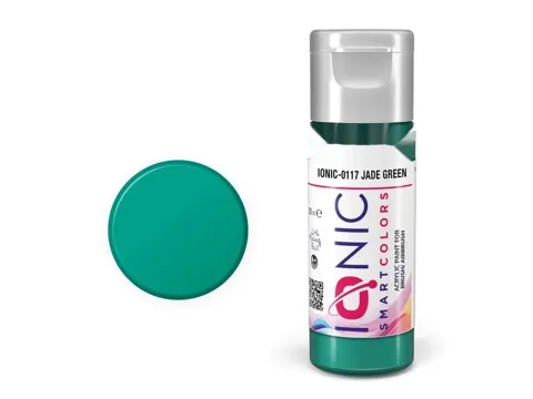 Lahvička akrylové barvy IONIC Smart Acrylic Color 0117 nefritová zelená 20 ml