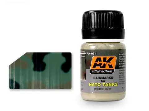 Lahvička emailového efektu AK Interactive AK074 Rainmarks Effects 35 ml