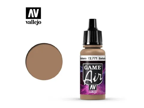 Lahvička akrylové barvy Vallejo Game Air 72771 barbarská pleť Barbarian Flesh 17 ml