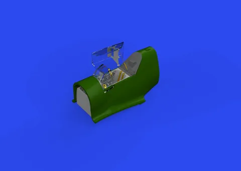 3D tištěný kokpit Eduard 648926 Bf 109G-10 PRINT v měřítku 1/48