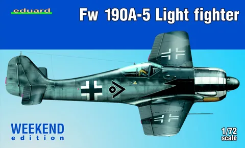 Krabice stavebnice Eduard 7439 Fw 190A-5 Light Fighter 1/72 Weekend Edition