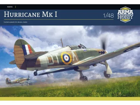Krabice stavebnice Arma Hobby 40015 Hawker Hurricane Mk I v měřítku 1/48