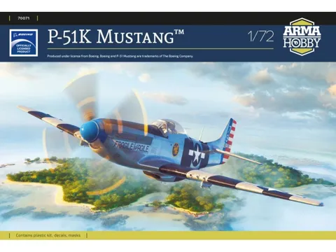 Krabice stavebnice Arma Hobby 70071 P-51K Mustang v měřítku 1/72