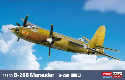 Krabice stavebnice Academy 12656 USAAF B-26 Marauder v měřítku 1/144