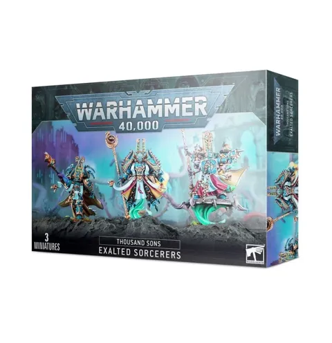 Balení figurek Games Workshop Thousand Sons Exalted Sorcerers pro Warhammer 40,000