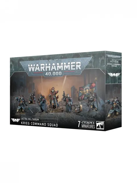 Balení figurek Games Workshop Astra Militarum: Krieg Command Squad pro Warhammer 40,000