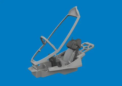Doplňková sada Eduard BRASSIN 672432 kokpit F-35C PRINT 1/72 pro stavebnici Tamiya