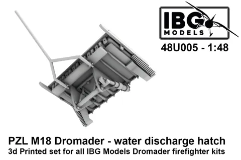 Doplňkový set IBG Models 48U005 PZL M18 Dromader výpustný otvor hasicího systému 1/48