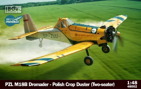 Plastiková stavebnice IBG Models 48002 PZL M18 Dromader 1/48, polský zemědělský letoun