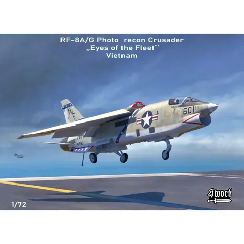 Krabice stavebnice Sword SW72154 RF-8A/G Photo-Recon Crusader v měřítku 1/72