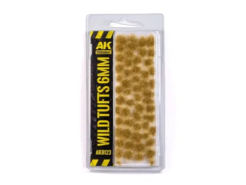 Arch samolepicí vegetace AK Interactive AK8123 Wild Tufts – divoké trsy trávy 6 mm
