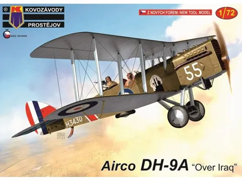 Krabice stavebnice Kovozávody Prostějov KPM0315 Airco DH-9A Over Iraq v měřítku 1/72