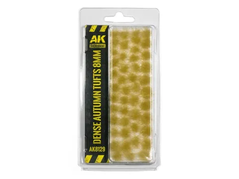 Balení modelářské vegetace AK Interactive AK8129 husté podzimní trsy trávy 8 mm na fólii