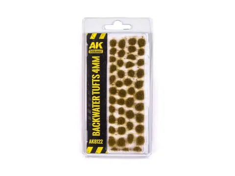 Balení modelářské vegetace AK Interactive AK8122 Backwater Tuft – trsy trávy 4 mm
