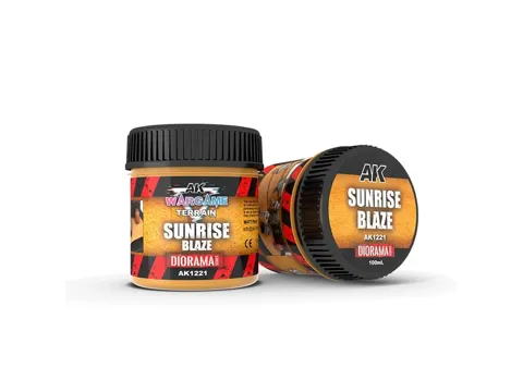 Balení texturové pasty AK Interactive Wargame Terrains AK1221 Sunrise Blaze 100 ml